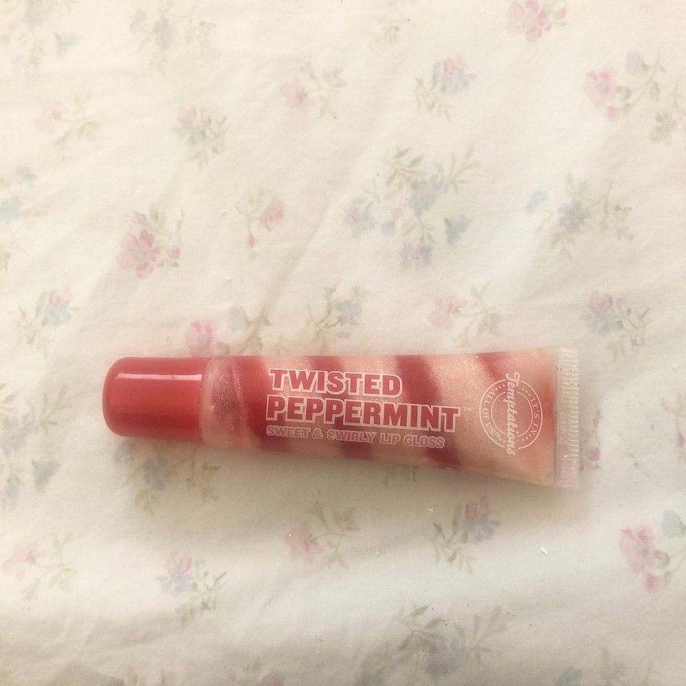 Discontinued Bath and Body Works Temptations Twisted Peppermint Swirl Lipgloss